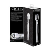 8.5" Wand Style Glass Dildo