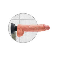 10" Vibrating Cock + Balls