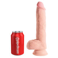 10" Fat Realistic 3D Cock + Balls