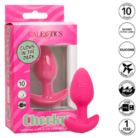 Vibrating Glow In The Dark Butt Plug