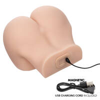 Stroke It Vibrating Twerking BBL - Ivory