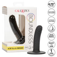 4.75" Ridged Strap On Probe