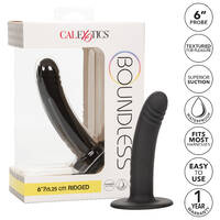 6" Ridged Strap On Probe