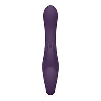 4" Satu Vibrating Strapless Strap On