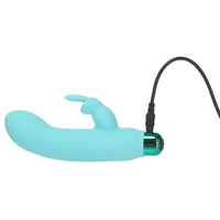 Alices Bunny Rechargeable Bullet w Rabbit Sleeve Teal