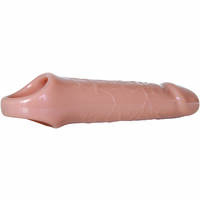 9" Realistic Penis Sleeve + Strap