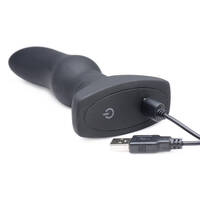 4.5" Slim Curved Rimming Butt Plug