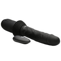 Master Series Ultimate Power Pounder Black 30 cm USB Rechargeable Thrusting Vibrator