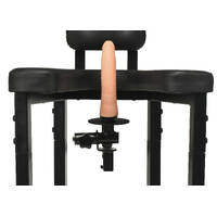 Master Series Enforcer Chair with Sex Machine Deluxe Restraint Chair with Mains Powered Sex Machine