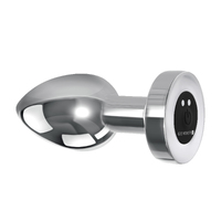 4" Vibrating Metal Butt Plug