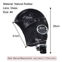 Full-Head Rubber Gas Mask