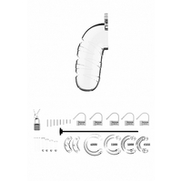 5.5" Chastity Cage + Urethral Sound