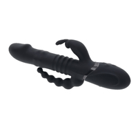 Playboy Pleasure Big Bunny Energy  26.2cm Usb Rechargeable Rabbit Vibrator With Anal Beads