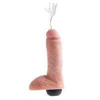 8" Squirting Cock + Balls