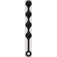 9.5" QUATTRO Vibrating Anal Beads