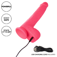 Rechargeable Rumbling & Thrusting Silicone Studs