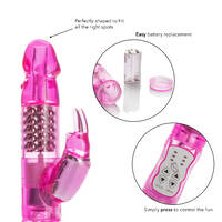 4.5" Beaded Rabbit Vibrator