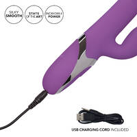 5" Kisser Thrusting Rabbit Vibrator