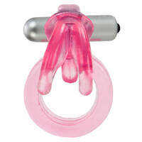 Triple Flicker Vibrating Cock Ring