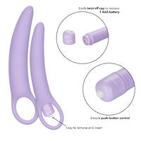 Vibrating Silicone Dilators x2