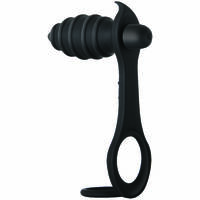 6" Vibrating Cock Ring + Butt Plug