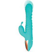 4" Thrusting Heated Rabbit Vibrator
