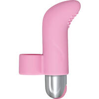 Silicone Pink Finger Vibrator
