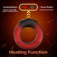 Vibrating Cock Ring With Heating & Delay Function