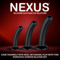 Nexus Dilator Set Silicone Anal Dildos (S M L)