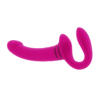 8.5" Vibrating Strapless Strap-On