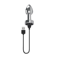 3" Vibrating Metal Butt Plug