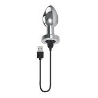 4" Vibrating Metal Butt Plug