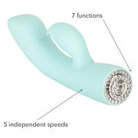 5" Pave Marilyn Rabbit Vibrator
