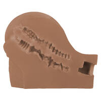 Stroke It Vibrating Twerking BBL - Brown