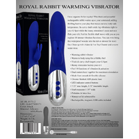 3.5" Royal Rabbit Warming Vibrator
