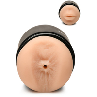 Double Shot Ass + Mouth Stroker