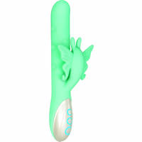 9" Beaded Butterfly Rabbit Vibrator