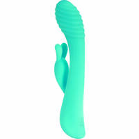8" Aqua Bunny Rabbit Vibrator