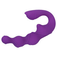 6" Vibrating Strapless Strap On