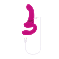 8.5" Vibrating Strapless Strap-On
