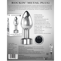 Rockin' Metal Vibrating Butt Plug