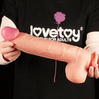 12" Natural Cock + Balls