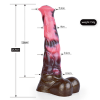 10" Wild Squirting Horse Cock