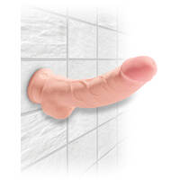 8" Realistic 3D Cock + Balls