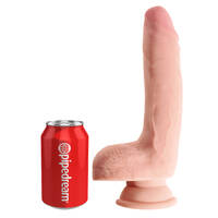 9" Realistic 3D Cock + Balls