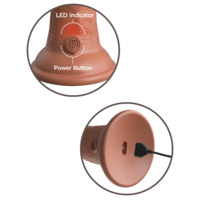 6" Vibrating Dual Density Cock