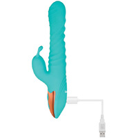 4" Thrusting Heated Rabbit Vibrator