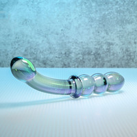 Galaxy Glass Wand Double Dildo