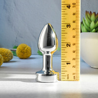3" Vibrating Metal Butt Plug