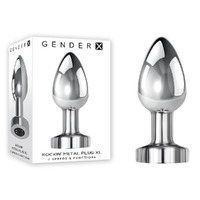 4" Vibrating Metal Butt Plug
